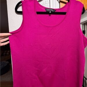 Ming Wang Bright Fuchsia Sleeveless Knit Tank size  0X